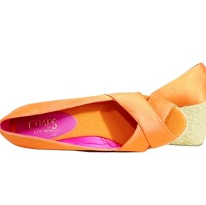 Chaps peep toe wedges